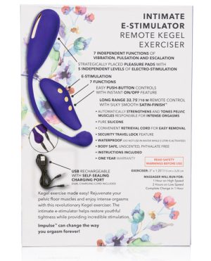 Impulse Intimate E-stimulator Remote Kegel Exerciser – Purple